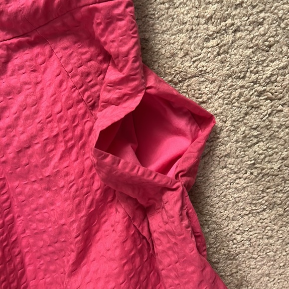 J. Crew Lorelei Deco Dot Strapless Cotton Dress - Picture 4 of 4